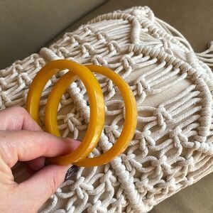 Vintage Bakelite bracelet set